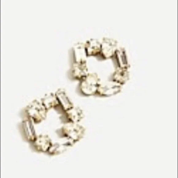 J Crew Open Circle New Earrings - Picture 2 of 2